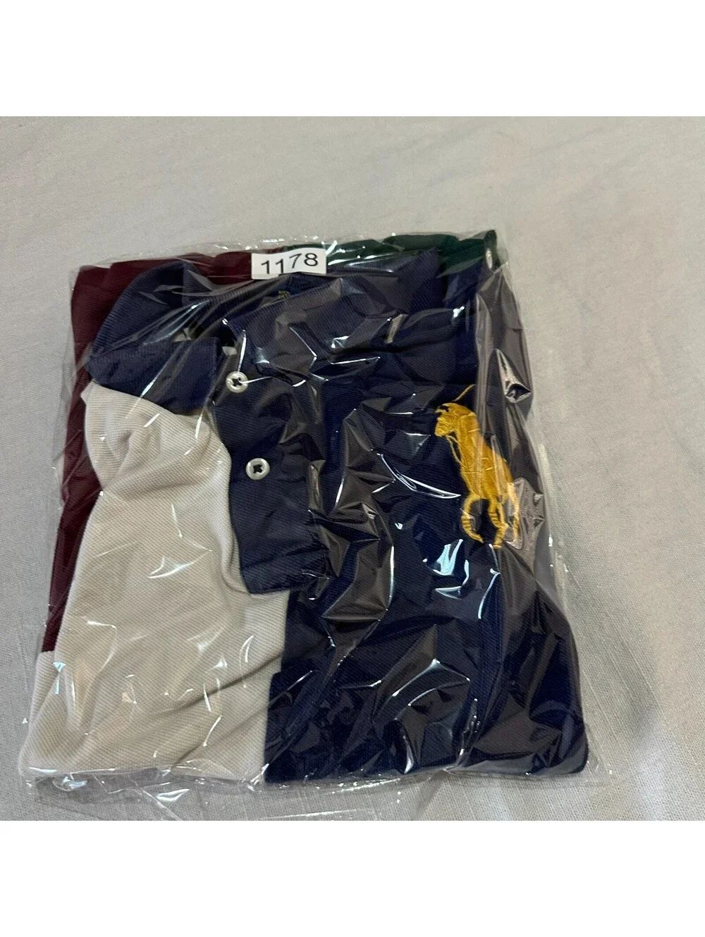 Polo Ralph Lauren Big Pony Youth XL 18-20  Color Block Y2K Collar Shirt